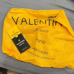 Valentino Vibrant Yellow Handbag Pouch